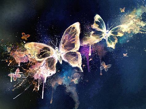 The fairy-like qualities of a magical airborne butterfly